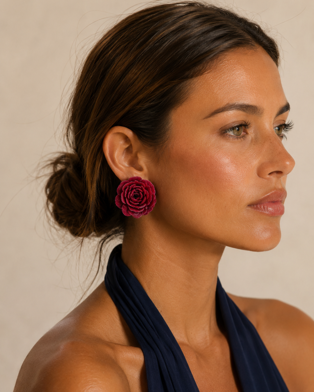 Pendientes Peonia